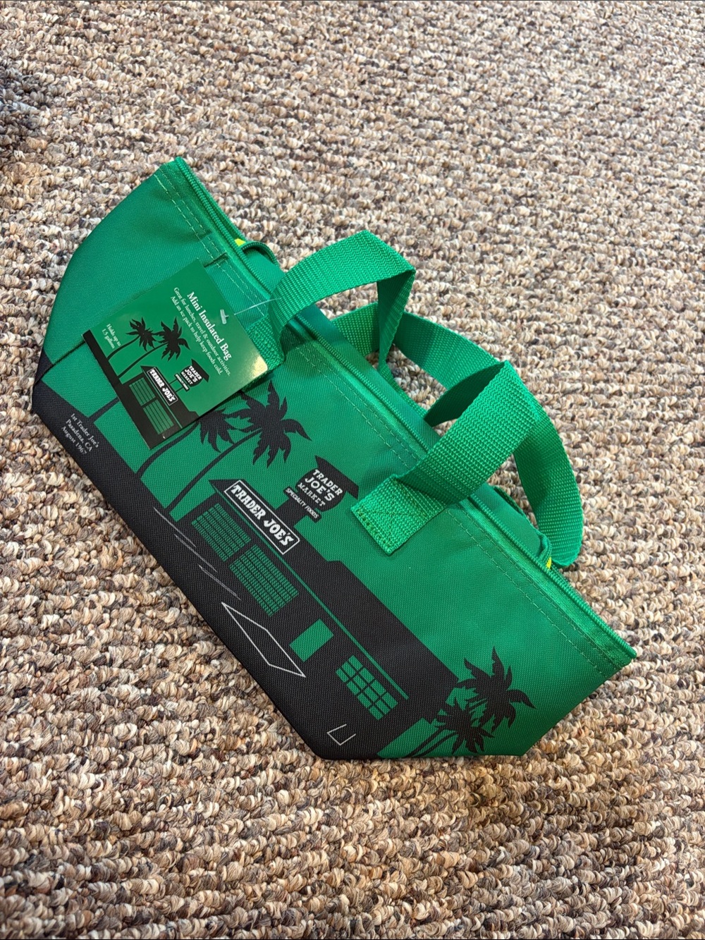 Trader Joe’s mini green cooler bag